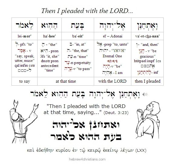 Deut. 2:23 Hebrew for Christians